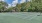 Large tennis court